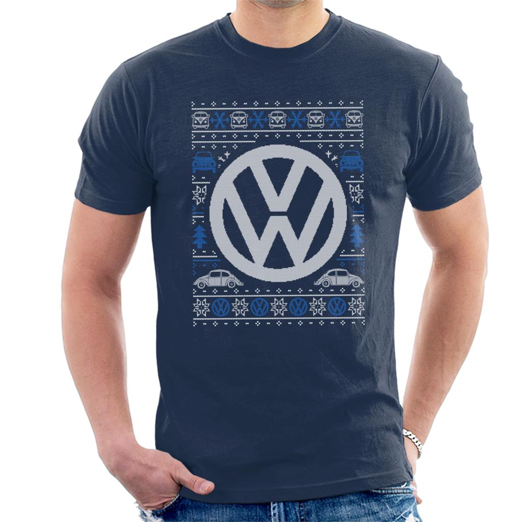 Volkswagen Christmas Festive Logo Men's T-Shirt product image 1