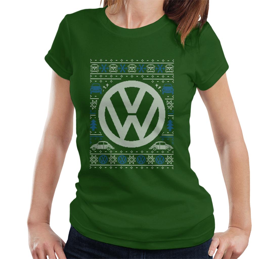 Volkswagen Christmas Festive Logo Women's T-Shirt product image 4