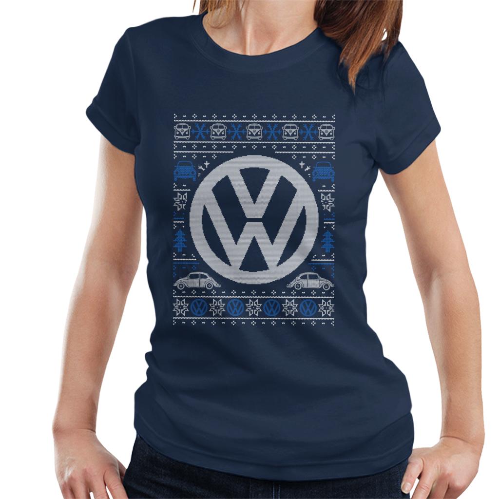 Volkswagen Christmas Festive Logo Women's T-Shirt product image 1