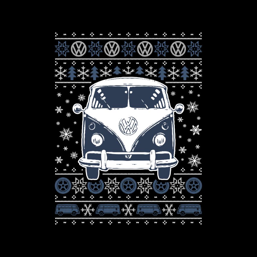 Volkswagen Type 2 Camper Christmas Knit Men's T-Shirt product image 2