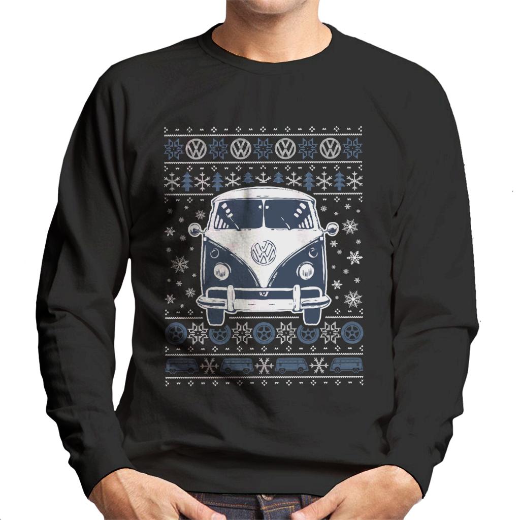 Volkswagen Type 2 Camper Christmas Knit Men's Sweatshirt product image 1