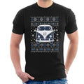 Volkswagen Type 2 Camper Christmas Knit Men's T-Shirt product image 1