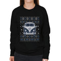 Volkswagen Type 2 Camper Christmas Knit Women's Sweatshirt product image 1