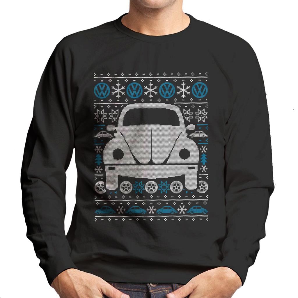 Volkswagen Christmas Beetle Festive Pattern Men's Sweatshirt product image 1