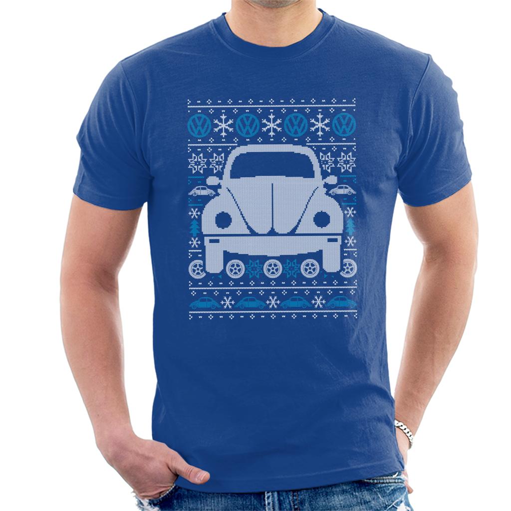 Volkswagen Christmas Beetle Festive Pattern Men's T-Shirt product image 6