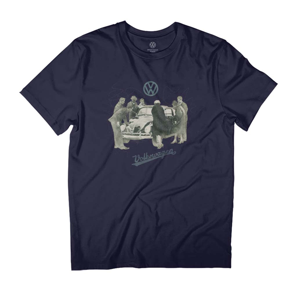 Volkswagen Beetle People Gathering Men's T-Shirt product image 1