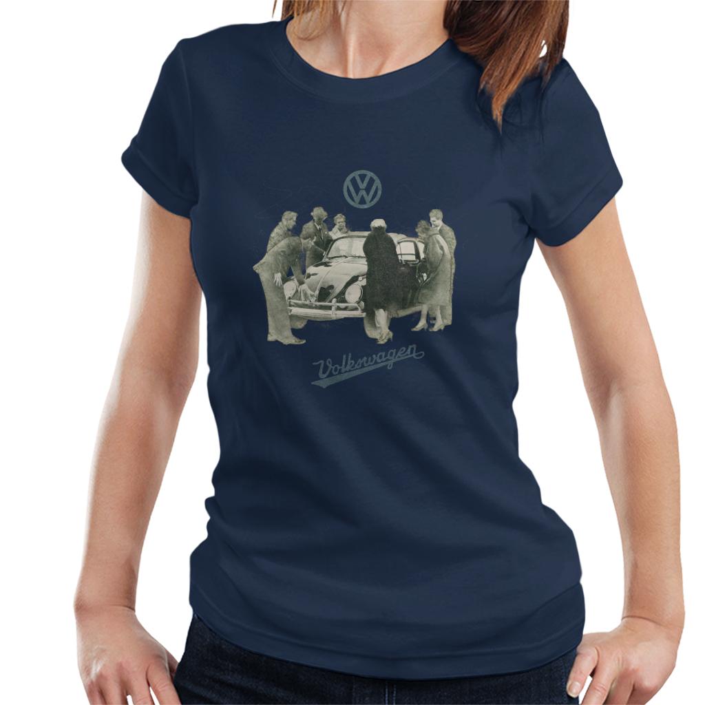 Volkswagen Beetle People Gathering Women's T-Shirt product image 6