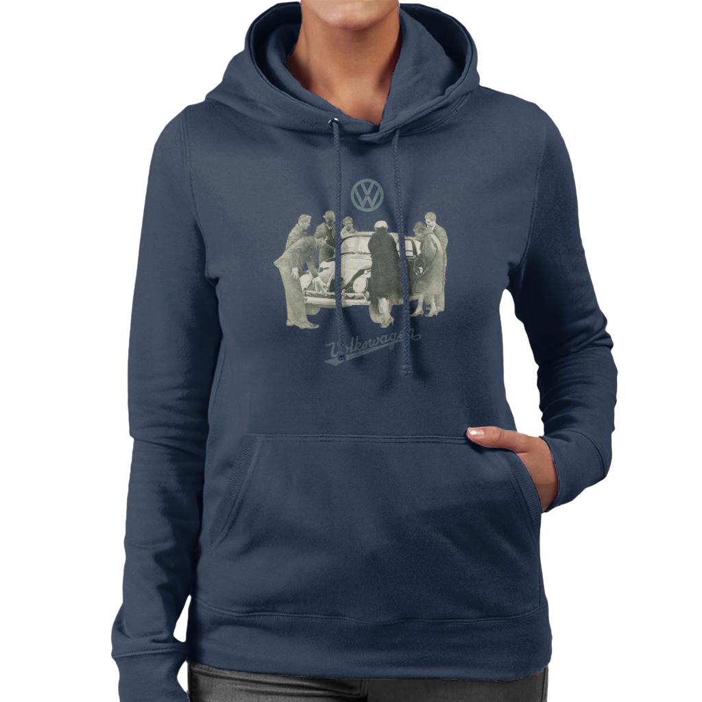 Volkswagen Beetle Gathering Women's Hooded Sweatshirt product image 6