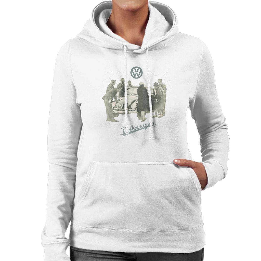 Volkswagen Beetle Gathering Women's Hooded Sweatshirt product image 4