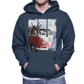 Volkswagen Christmas Camper Van Santa Claus Men's Hooded product image 1