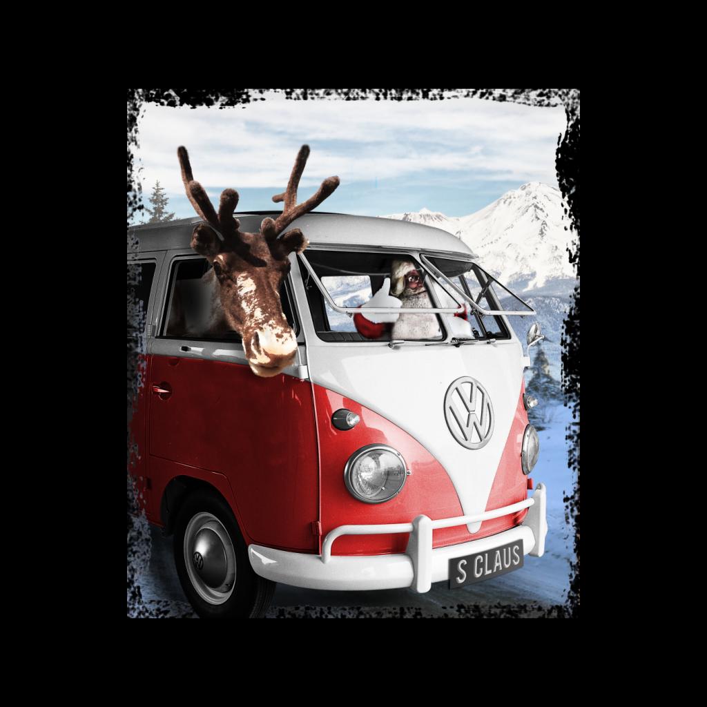 Volkswagen Christmas Camper Van Santa Claus And Reindeer product image 2
