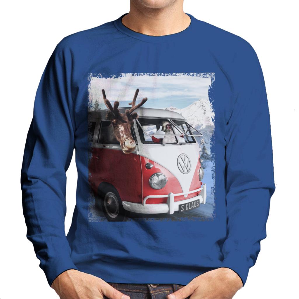Volkswagen Christmas Camper Van Santa Claus And Reindeer product image 4
