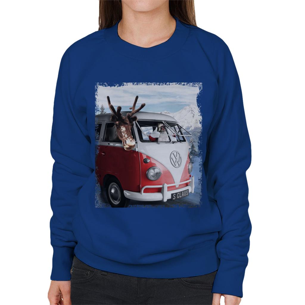 Volkswagen Christmas Camper Van Santa Claus And Reindeer product image 4