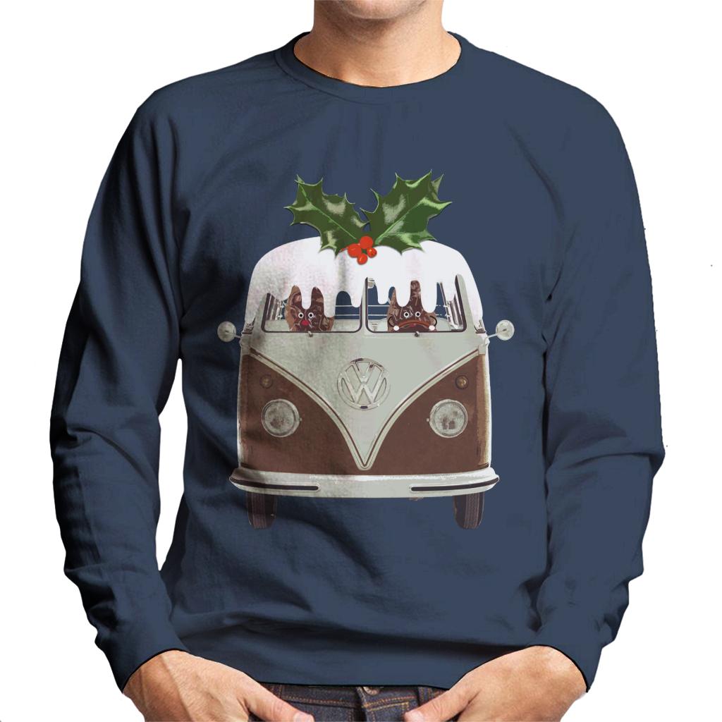 Volkswagen Christmas Pudding Camper Van Men's Sweatshirt product image 1
