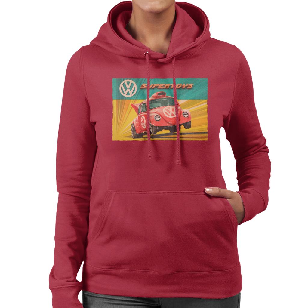 Volkswagen Super Toys Women's Hooded Sweatshirt product image 6