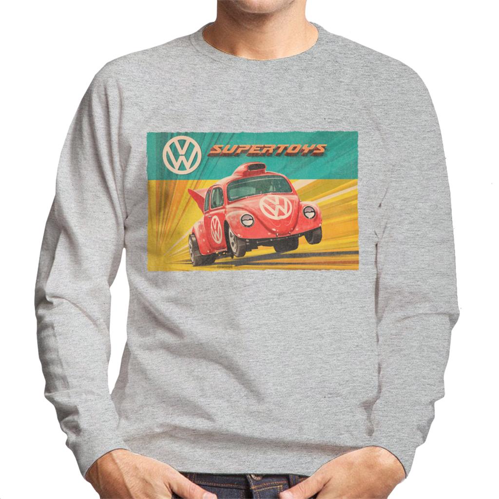 Volkswagen Super Toys Red Beetle Men's Sweatshirt product image 1
