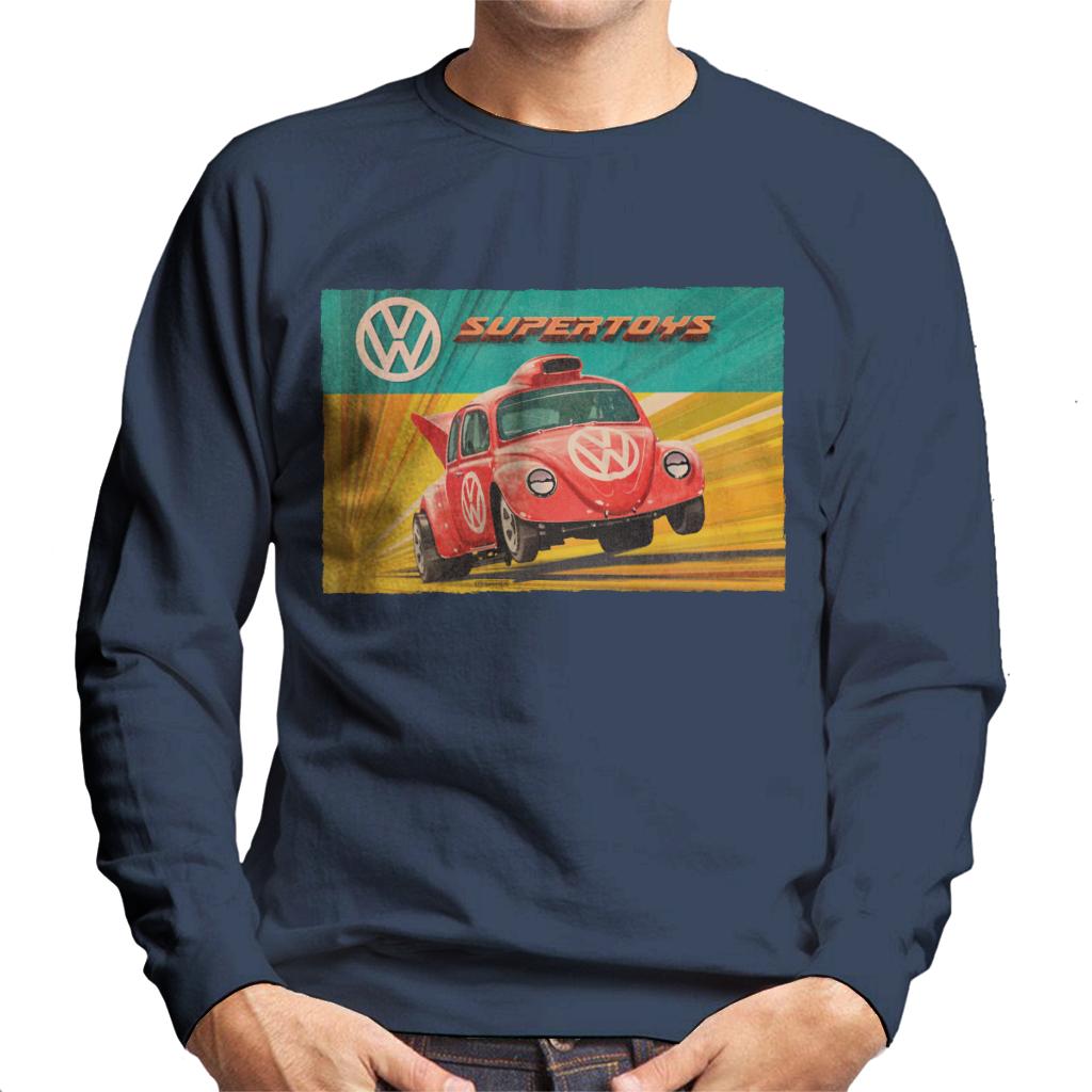Volkswagen Super Toys Red Beetle Men's Sweatshirt product image 4