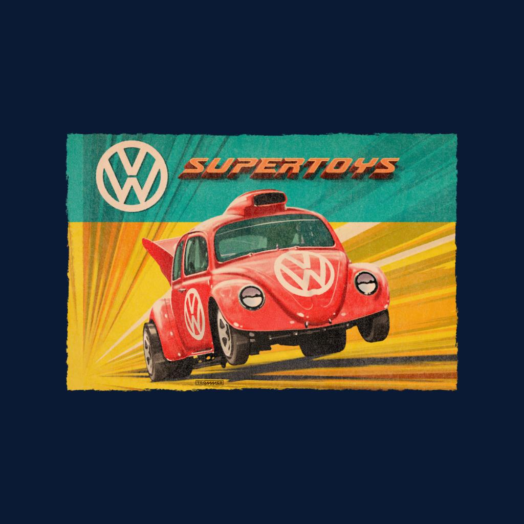 Volkswagen Super Toys Red Beetle Women's Sweatshirt product image 5