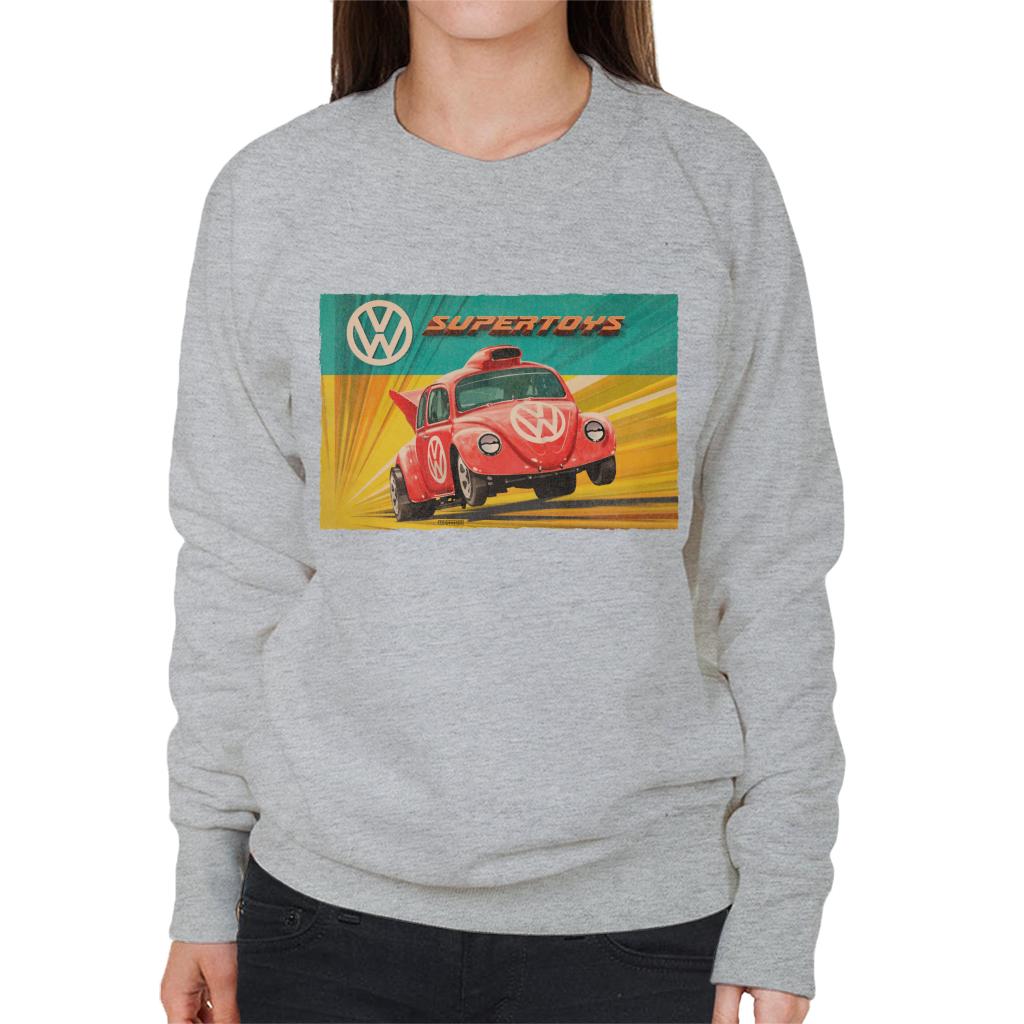 Volkswagen Super Toys Red Beetle Women's Sweatshirt product image 1