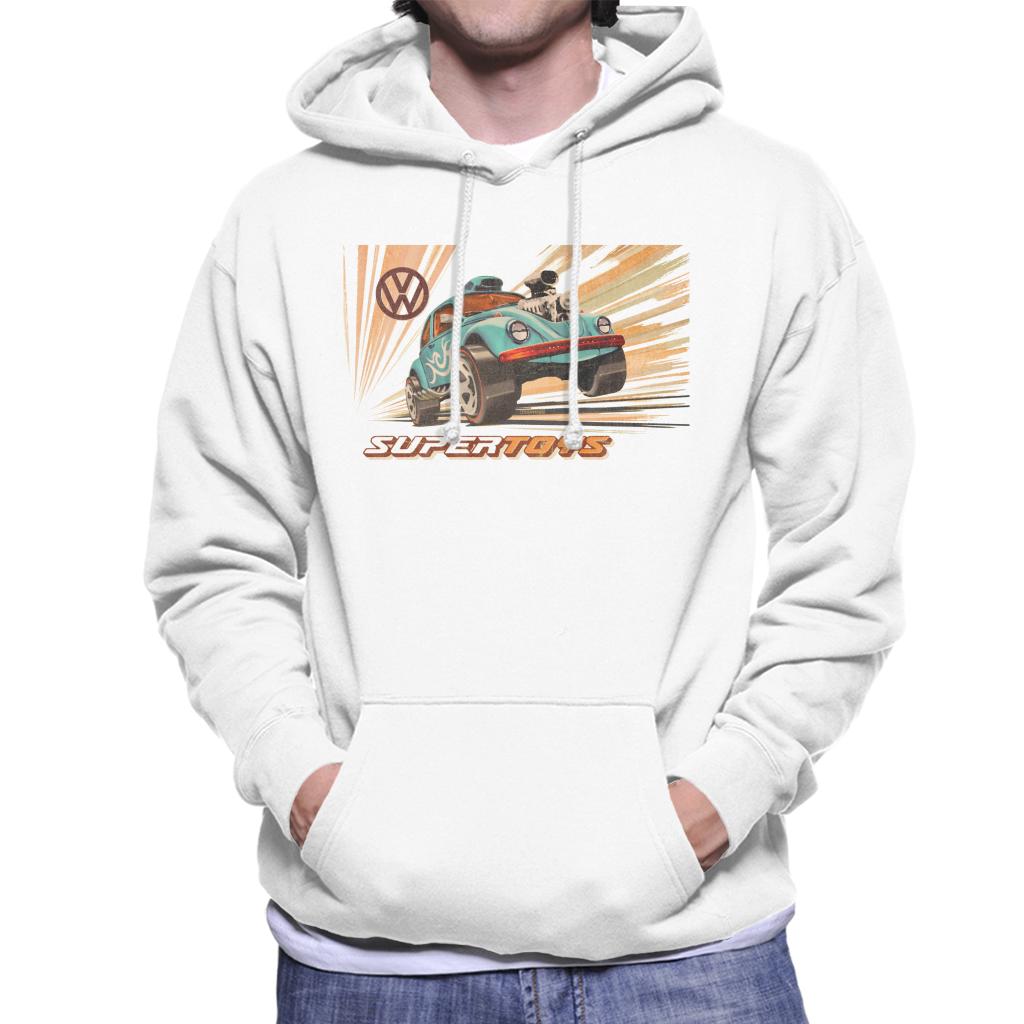 Volkswagen Super Toys Blue Beetle Men's Hooded Sweatshirt product image 1