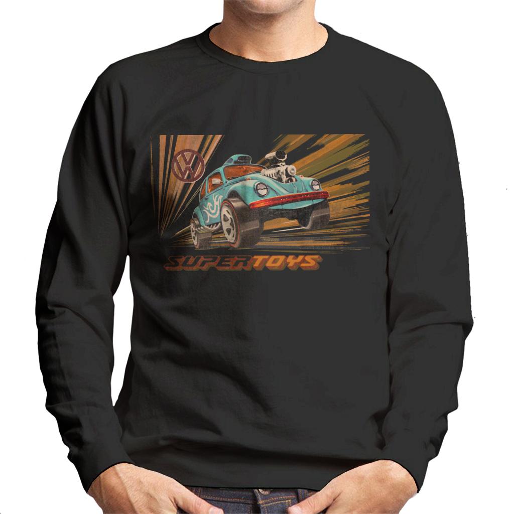 Volkswagen Super Toys Blue Monster Beetle Men's Sweatshirt product image 1