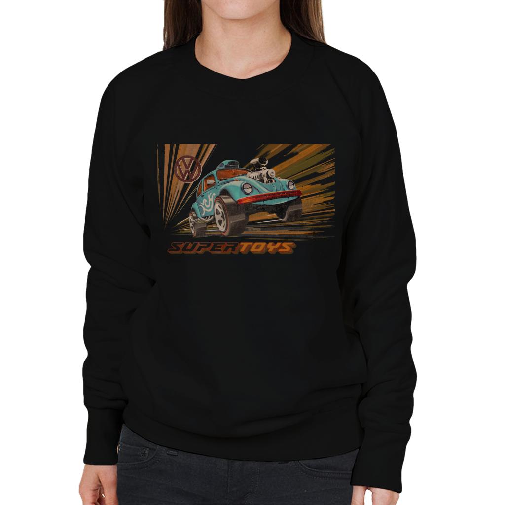 Volkswagen Super Toys Blue Monster Beetle Women's Sweatshirt product image 1