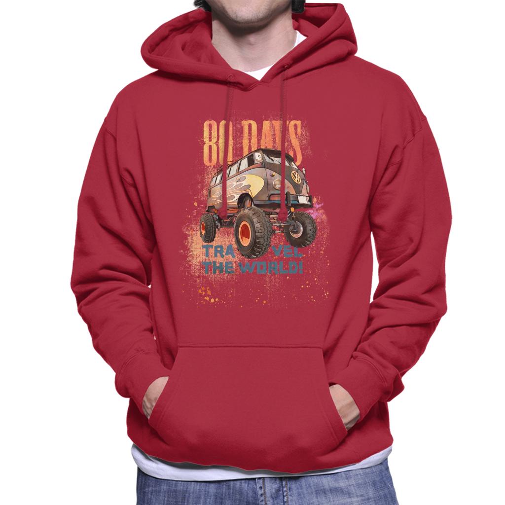 Volkswagen 80 Days To Travel The World Men's Hooded product image 6