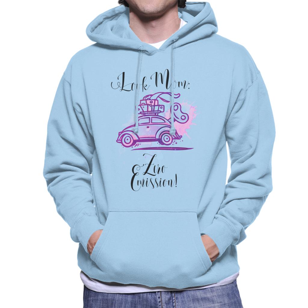 Volkswagen Look Mom Zero Emission Men's Hooded Sweatshirt product image 6