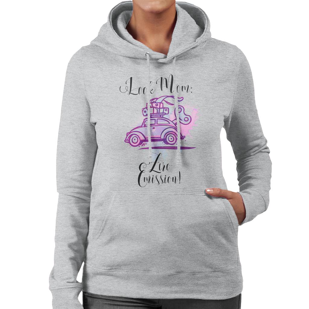 Volkswagen Look Mom Zero Emission Women's Hooded Sweatshirt product image 1