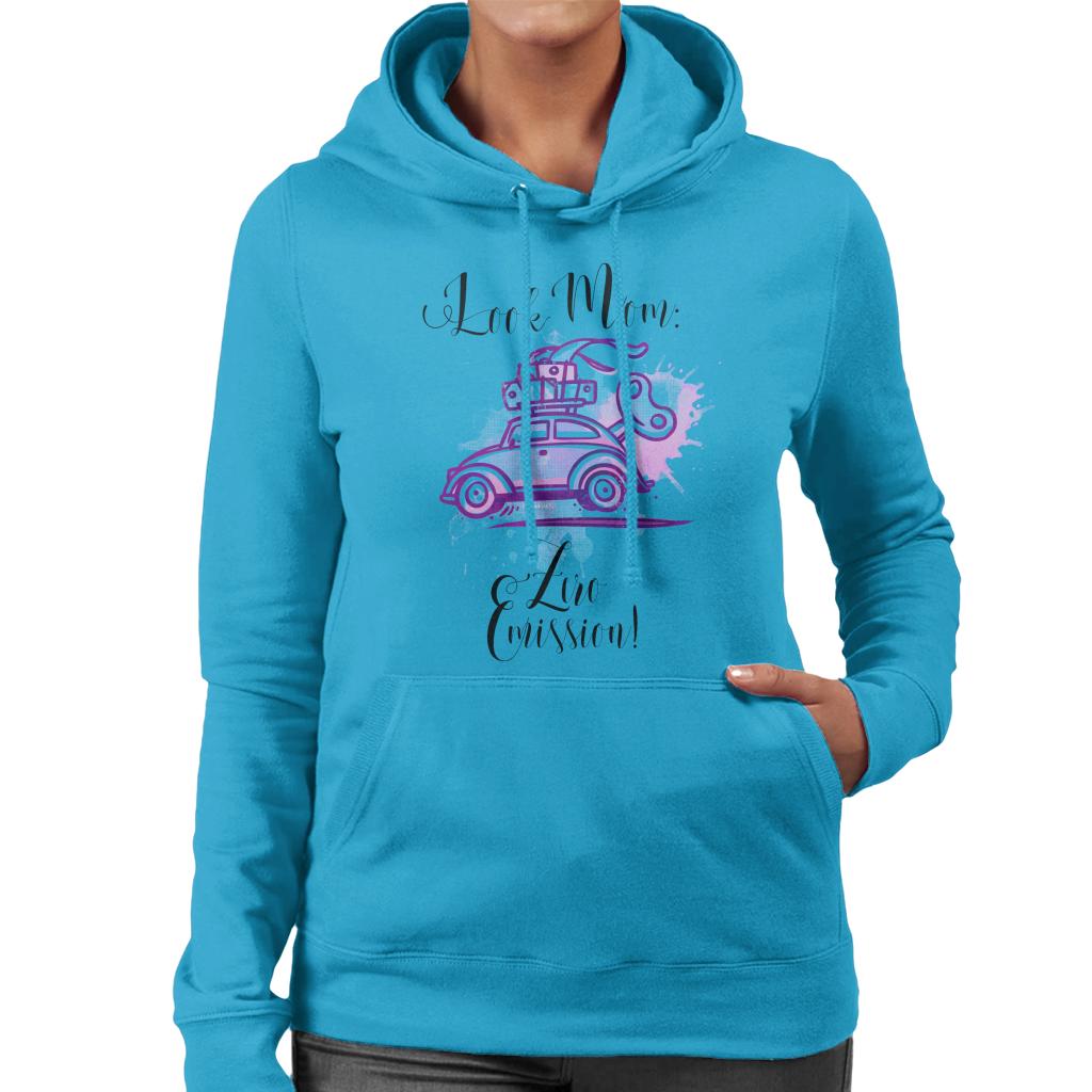 Volkswagen Look Mom Zero Emission Women's Hooded Sweatshirt product image 4