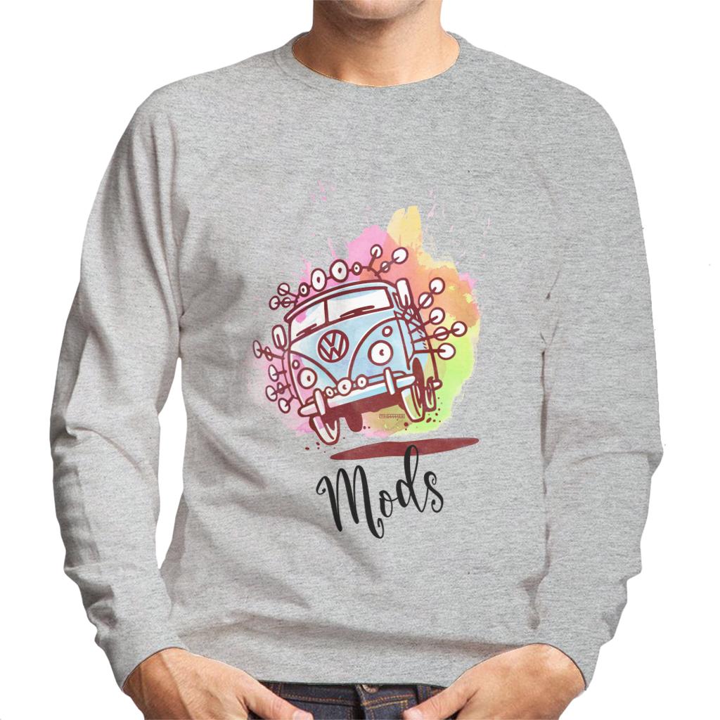 Volkswagen Campervan Colourful Mods Men's Sweatshirt product image 1