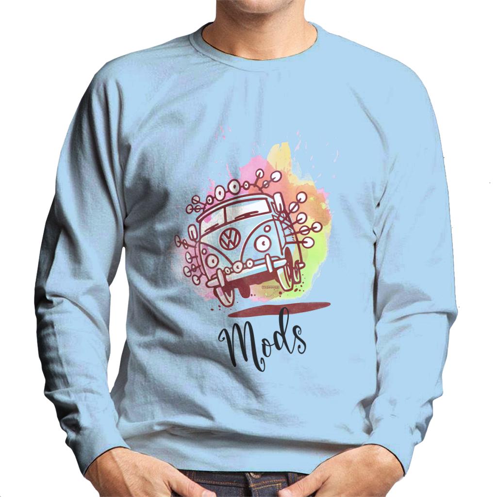 Volkswagen Campervan Colourful Mods Men's Sweatshirt product image 6