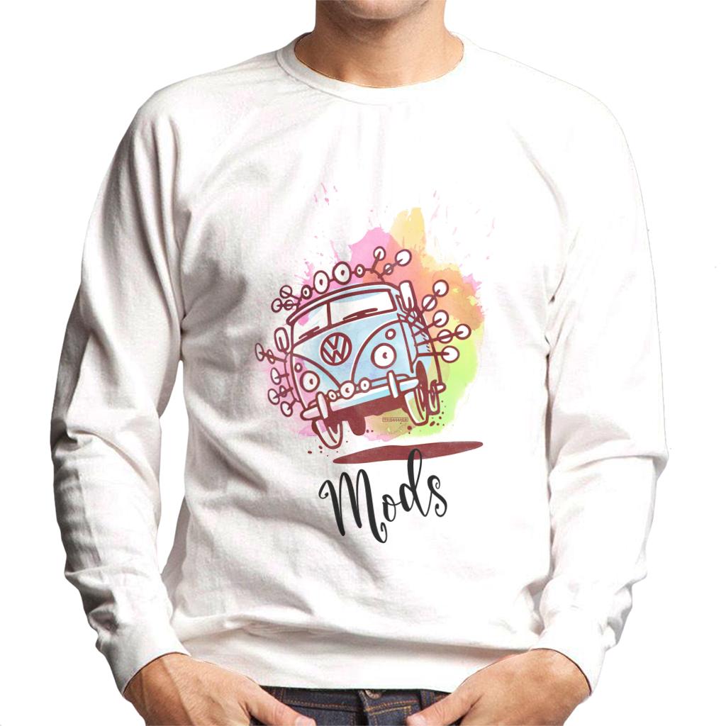 Volkswagen Campervan Colourful Mods Men's Sweatshirt product image 4