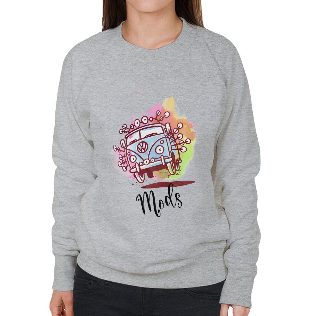 Volkswagen Campervan Colourful Mods Women's Sweatshirt product image 1