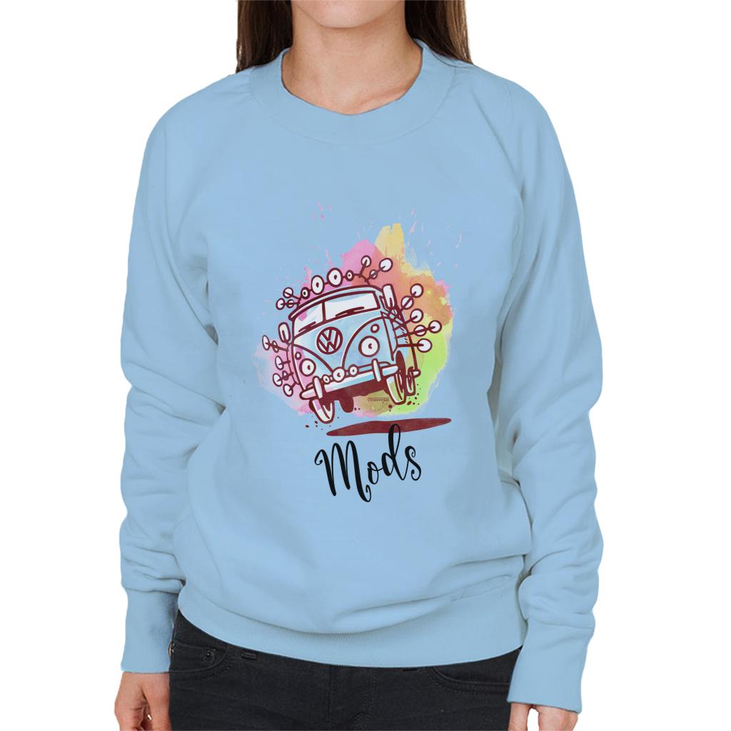 Volkswagen Campervan Colourful Mods Women's Sweatshirt product image 6