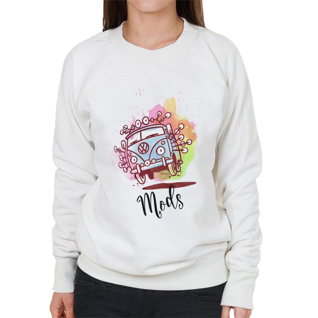 Volkswagen Campervan Colourful Mods Women's Sweatshirt product image 4