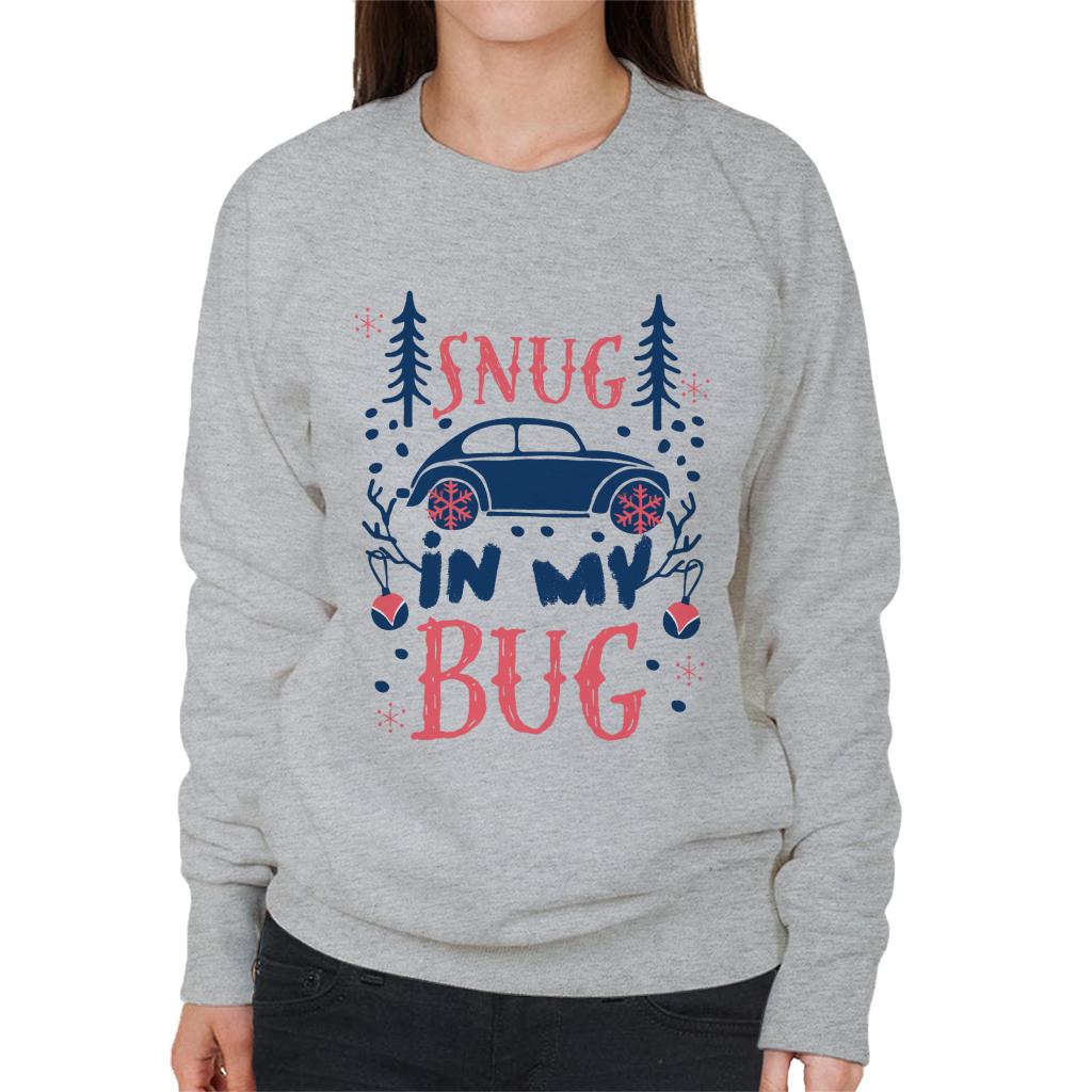 Volkswagen Christmas Snug In My Bug Women's Sweatshirt product image 1