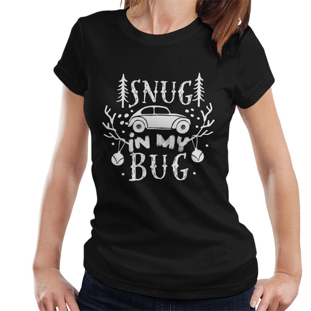 Volkswagen Christmas Antler Snug In My Bug Women's T-Shirt product image 1