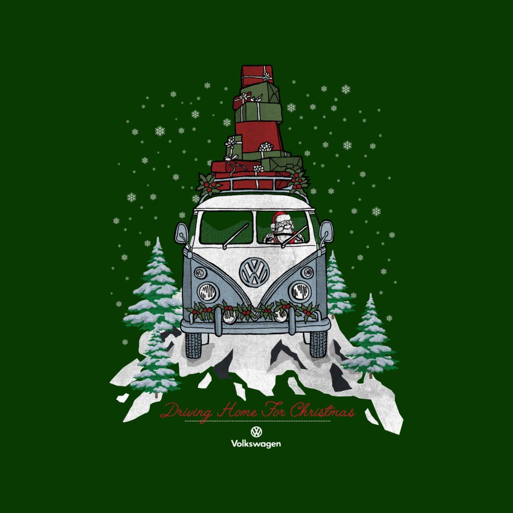 Volkswagen Driving Home Christmas Camper Men's Sweatshirt product image 7