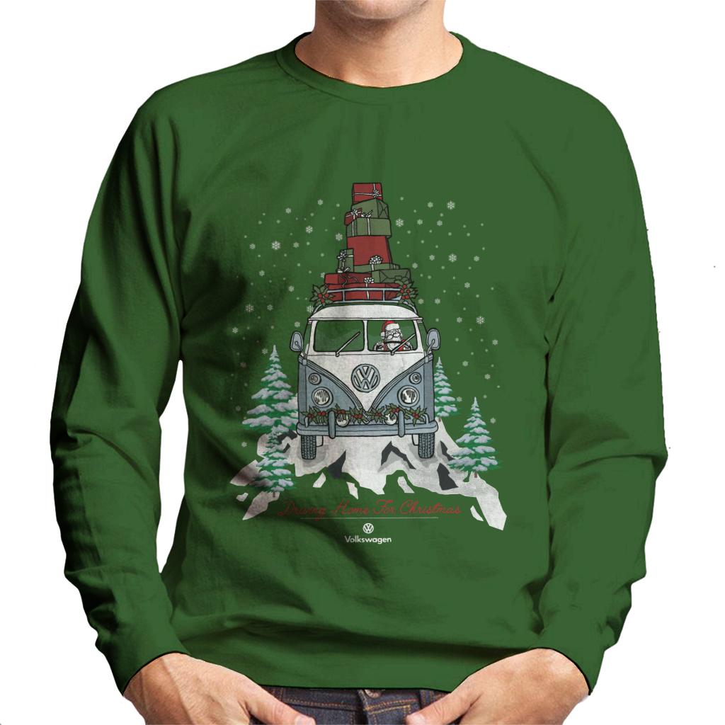 Volkswagen Driving Home Christmas Camper Men's Sweatshirt product image 6