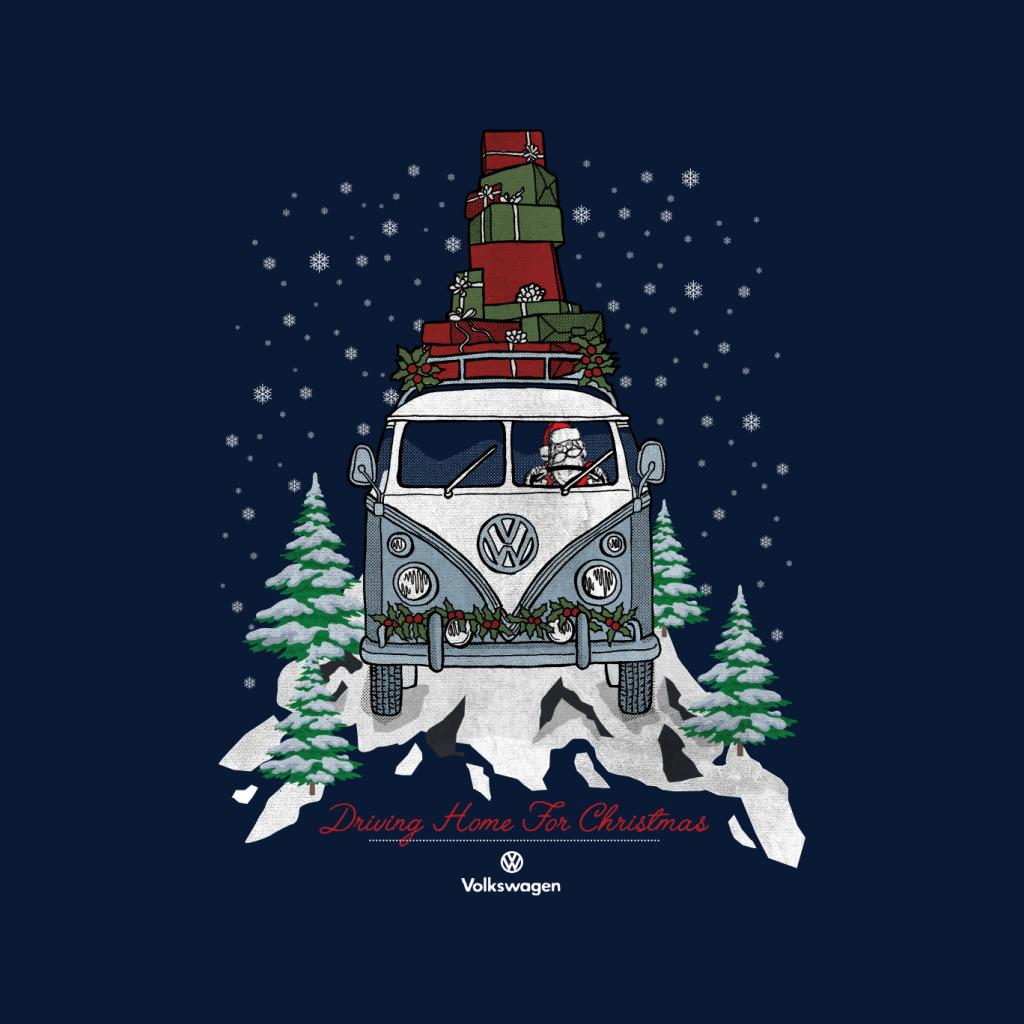 Volkswagen Driving Home Christmas Camper Men's Sweatshirt product image 2