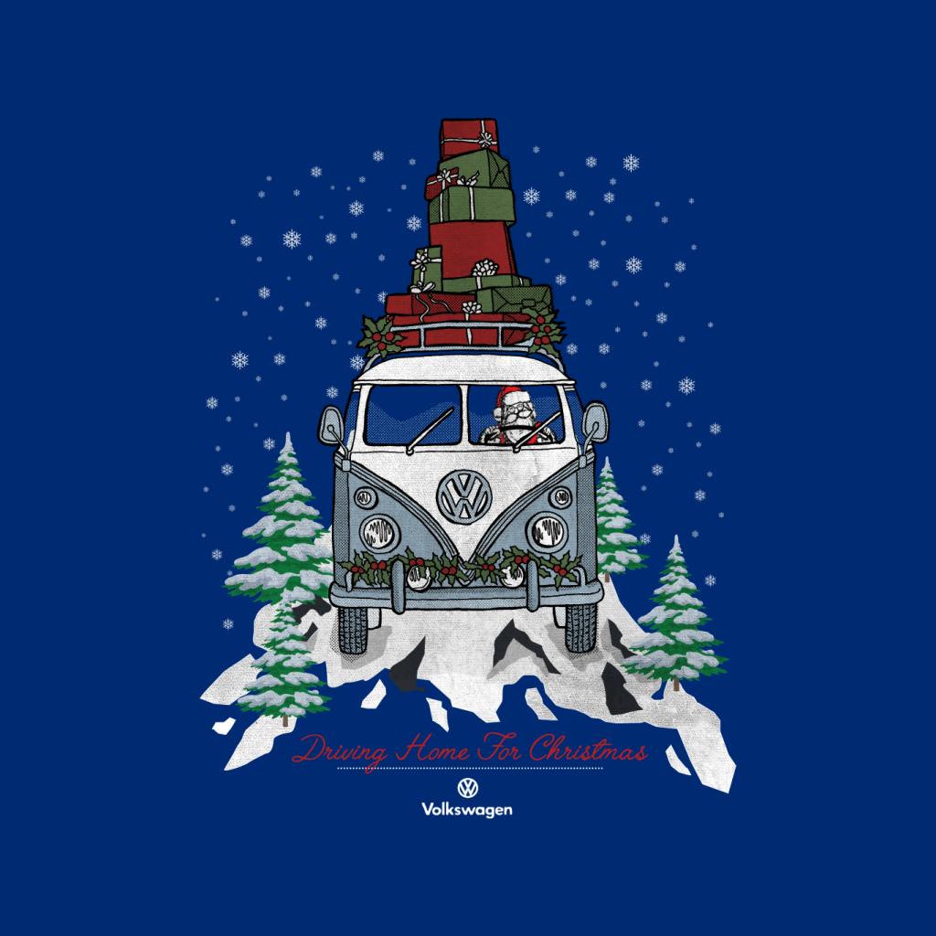 Volkswagen Driving Home Christmas Camper Men's Sweatshirt product image 5