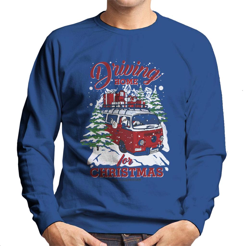 Volkswagen Driving Home For Christmas Men's Sweatshirt product image 4