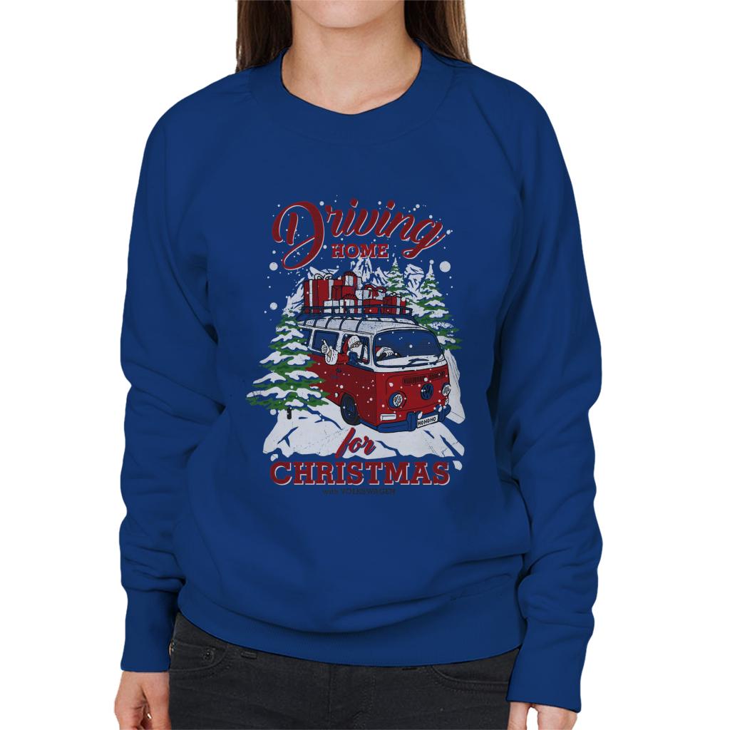 Volkswagen Driving Home For Christmas Women's Sweatshirt product image 4