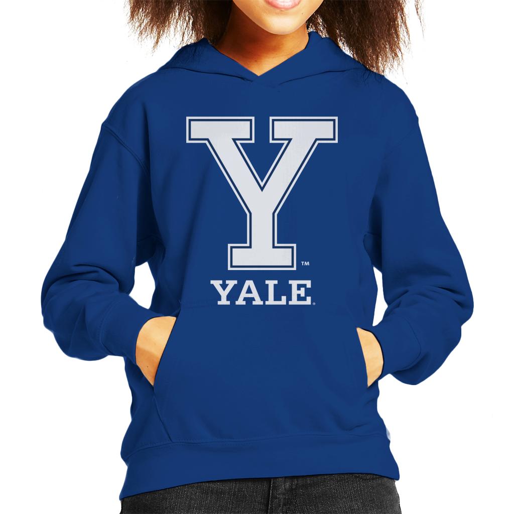 Yale University Classic Y Logo Kid's Hooded Sweatshirt product image 4