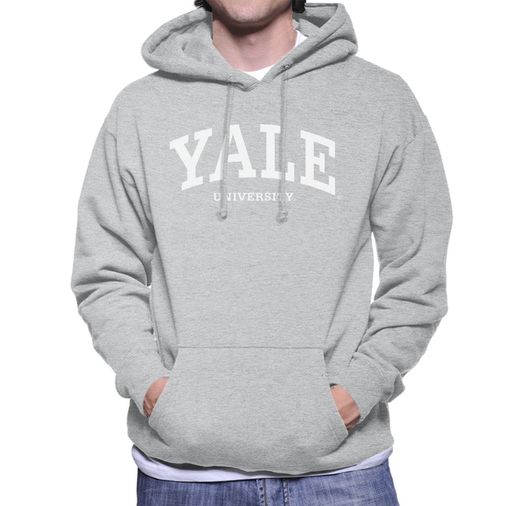Yale University White Logo Men's Hooded Sweatshirt product image 4