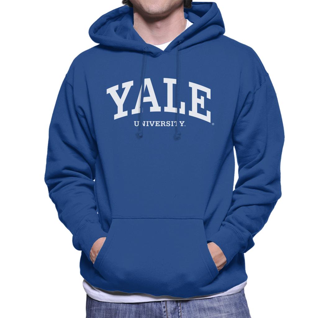 Yale University White Logo Men's Hooded Sweatshirt product image 6