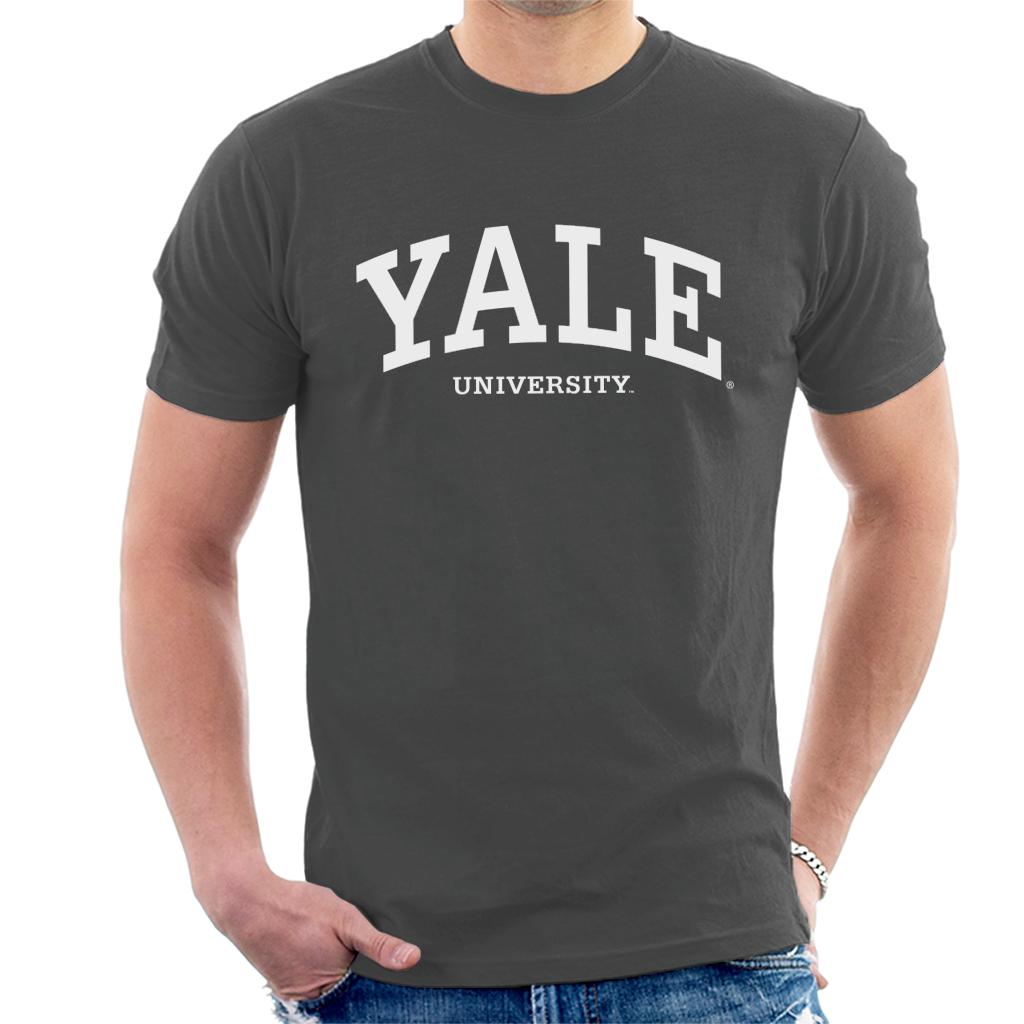 Yale University White Logo Men's T-Shirt product image 1