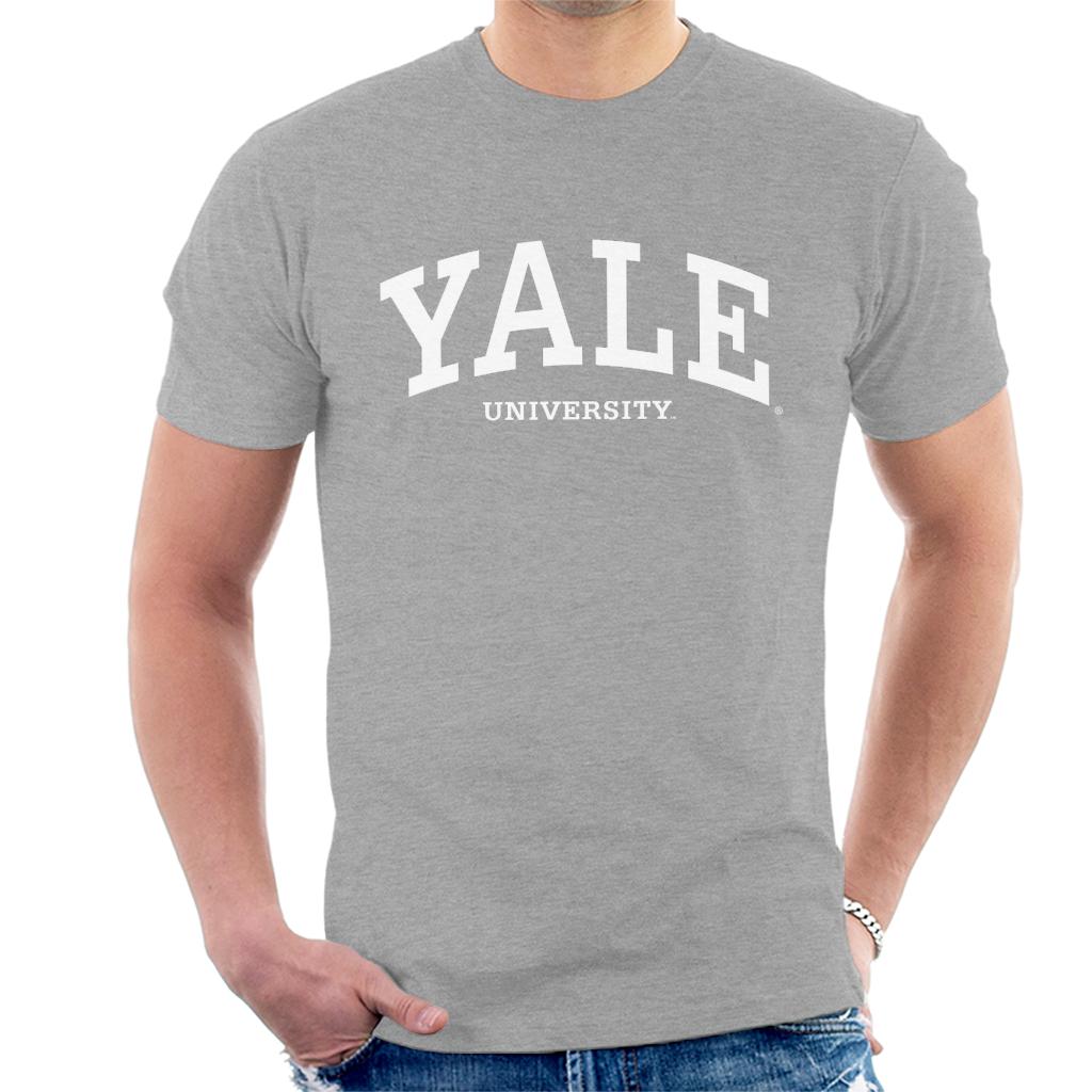 Yale University White Logo Men's T-Shirt product image 4