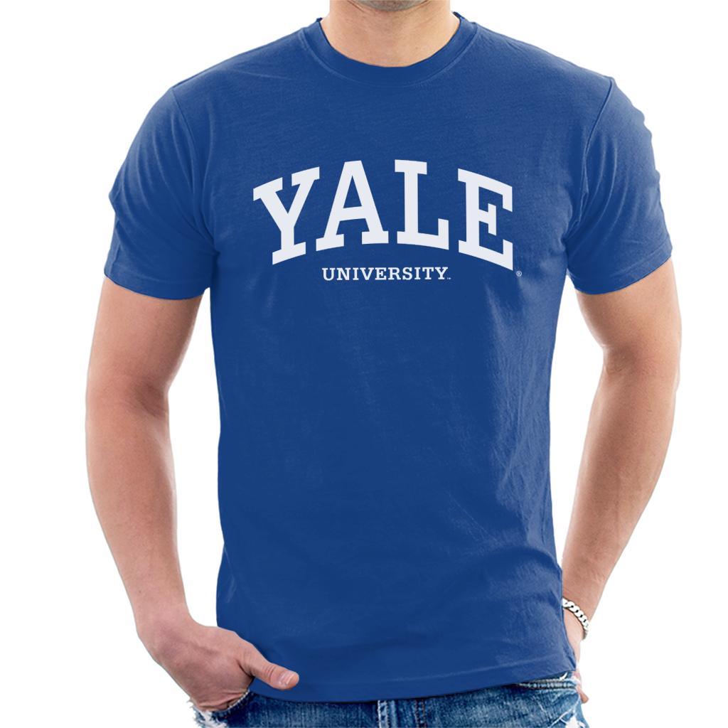 Yale University White Logo Men's T-Shirt product image 6